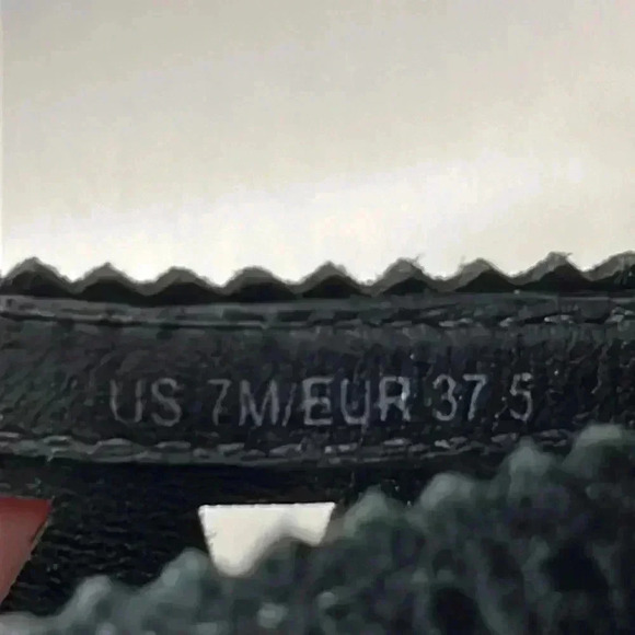 VIA SPIGA Latanya Open Toe Wedge Black Booties Size 7 - Picture 6 of 6